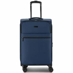 bugatti Valencia Soft 4 Rollen Trolley M 65 cm mit Dehnfalte navy