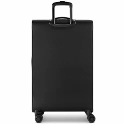 bugatti Weichgepäck|4-Rollen Koffer<Valencia Soft 4 Rollen Trolley L 75 cm mit Dehnfalte black
