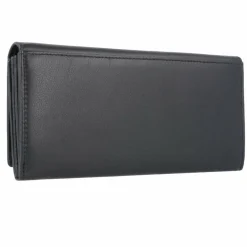 bugatti Damengeldbörsen Querformat<Vertice Geldbörse Leder 19,5 cm schwarz