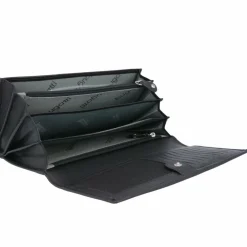 bugatti Damengeldbörsen Querformat<Vertice Geldbörse Leder 19,5 cm schwarz