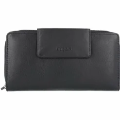 bugatti Damengeldbörsen Querformat<Vertice Geldbörse Leder 20,5 cm schwarz