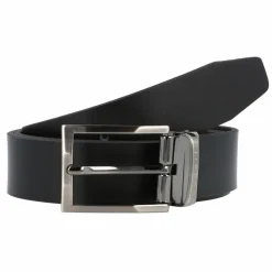 Outlet bugatti Wendegürtel Leder schwarz/dunkelbraun