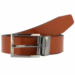 bugatti Herrengürtel<Wendegürtel Leder cognac/schwarz