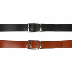 bugatti Herrengürtel<Wendegürtel Leder cognac/schwarz