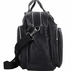 New bugatti Woven Aktentasche Leder 48 cm schwarz