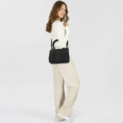 Discount Burkely Always Ava Schultertasche Leder 25 cm black