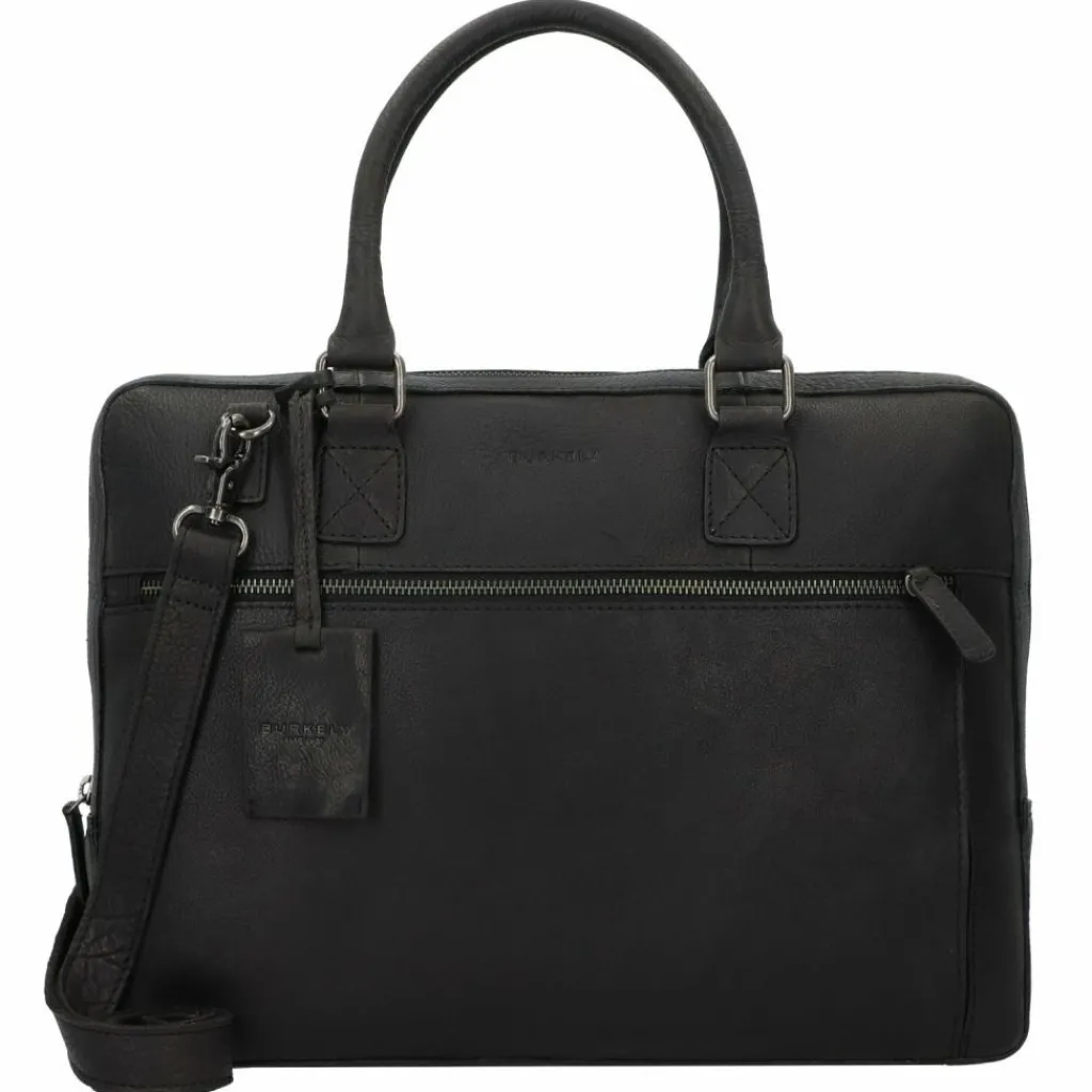 New Burkely Antique Avery Aktentasche Leder 38 cm Laptopfach black