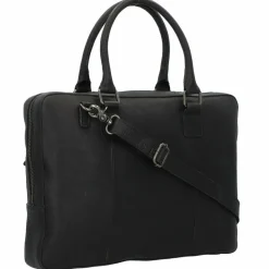 New Burkely Antique Avery Aktentasche Leder 38 cm Laptopfach black