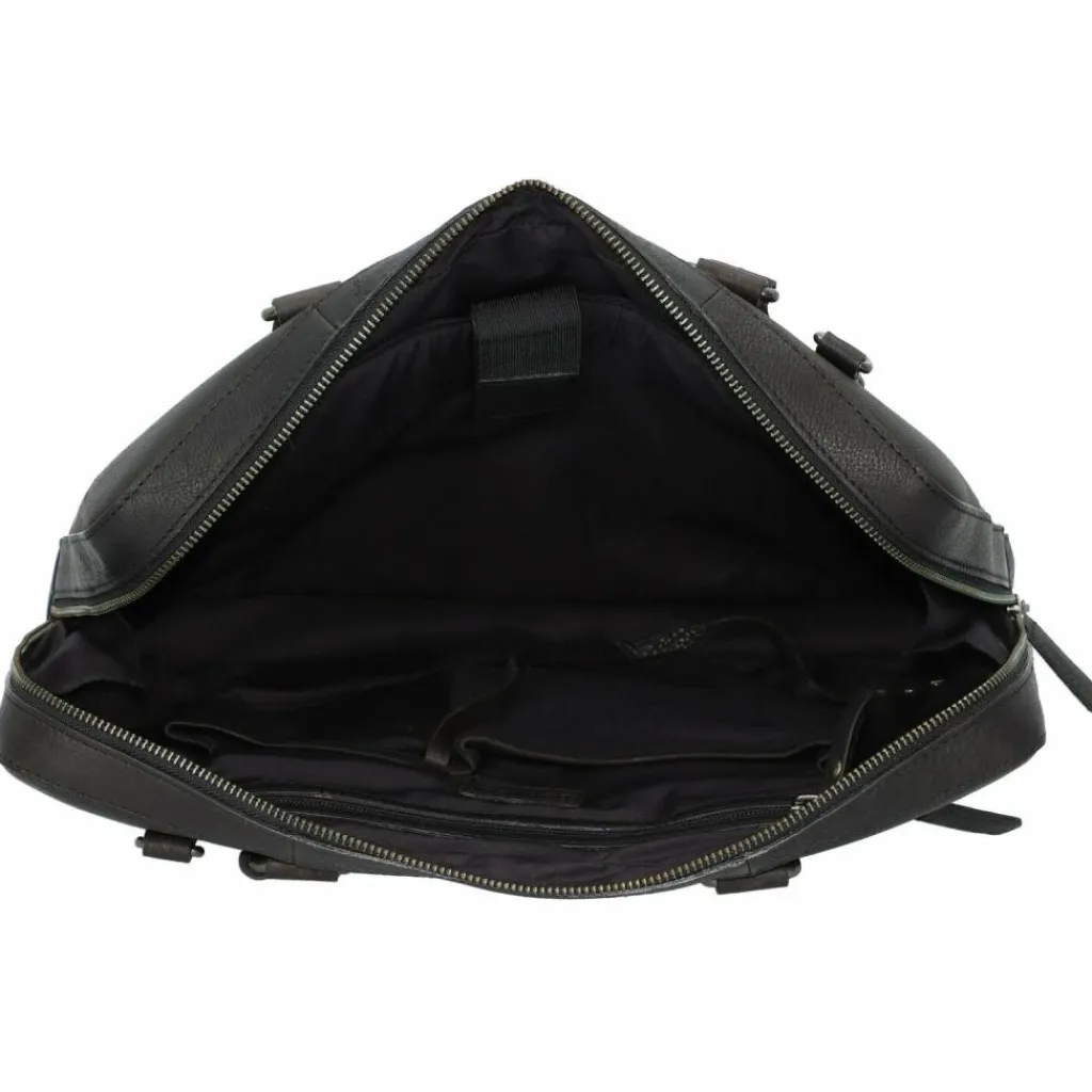 New Burkely Antique Avery Aktentasche Leder 38 cm Laptopfach black