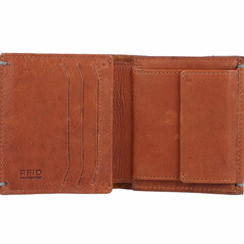 Herren Burkely Antique Avery Geldbörse RFID Leder 10 cm