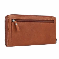 Burkely Damengeldbörsen Querformat<Antique Avery Geldbörse RFID Leder 20 cm cognac