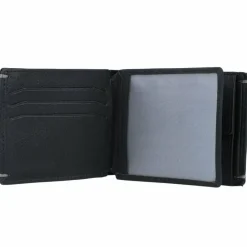 Burkely Herrengeldbörsen Querformat<Antique Avery Geldbörse RFID Leder 12 cm black