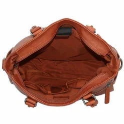 Hot Burkely Antique Avery Schultertasche Leder 34 cm cognac