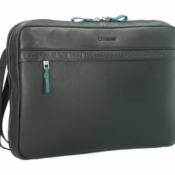 Burkely Laptoptaschen|Aktentaschen<Bold Bobby Laptoptasche RFID Leder 39 cm Laptopfach black