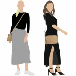 Clearance Burkely Cool Colbie Umhängetasche Leder 20 cm natural nude