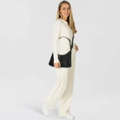 Burkely Creased Crystal Schultertasche Leder 31 cm