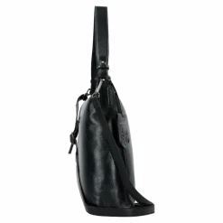 Best Burkely Creased Crystal Schultertasche Leder 40 cm black