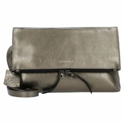 Discount Burkely Creased Crystal Umhängetasche Leder 27 cm gun metal