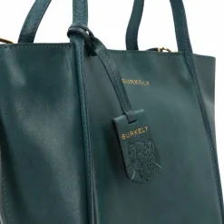 Burkely Henkeltaschen<Fine Florence Handtasche Leder 20 cm teal