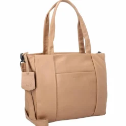 Burkely Henkeltaschen<Just Jolie Handtasche Leder 40 cm truffel taupe