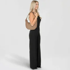 Burkely Umhängetaschen<Just Jolie Umhängetasche Leder 45 cm truffel taupe