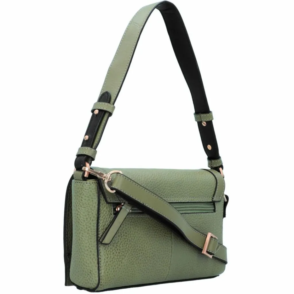 Sale Burkely Keen Keira Schultertasche Leder 22 cm grove green