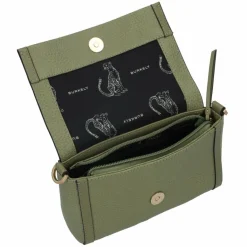 Outlet Burkely Keen Keira Umhängetasche Leder 18 cm grove green