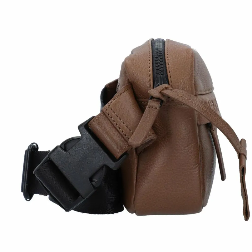 Best Burkely Minimal Mason Gürteltasche Leder 23 cm custom cognac
