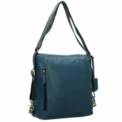 Burkely Schultertaschen<Natural Norah Schultertasche Leder 32 cm berry blue