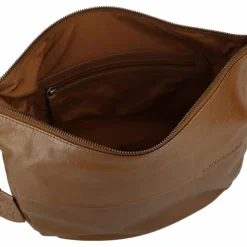 Burkely Schultertaschen<Natural Norah Schultertasche Leder 32 cm coco cognac