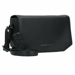 Burkely Nocturnal Nova Umhängetasche Leder 20 cm basalt black