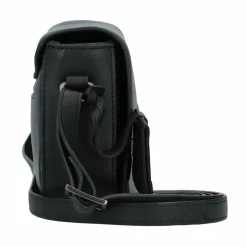 Burkely Nocturnal Nova Umhängetasche Leder 20 cm basalt black