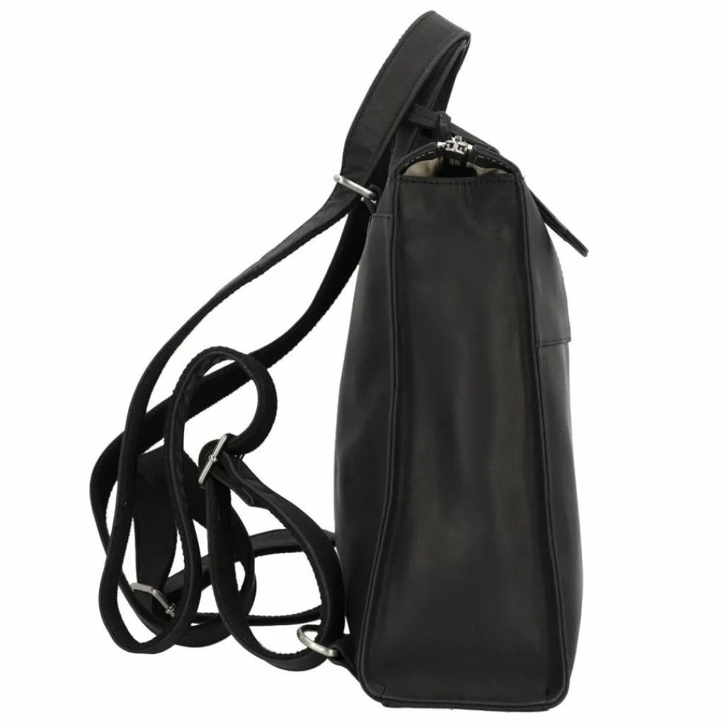 Burkely Lederrucksäcke|City Rucksäcke<Rogue Robyn City Rucksack Leder 28 cm beach black