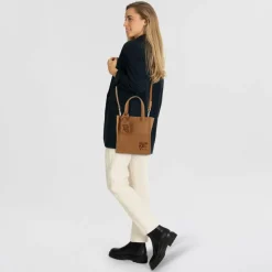 Burkely Mini Bags|Henkeltaschen<Rogue Robyn Mini Bag Handtasche Leder 17 cm cool cognac