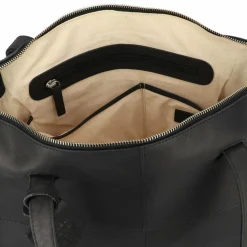 Burkely Shopper|Schultertaschen<Rogue Robyn Shopper Tasche Leder 41 cm Laptopfach beach black