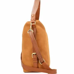 Burkely Schultertaschen<Schultertasche Leder 38 cm leaf cognac