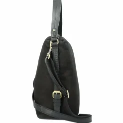 Burkely Schultertaschen<Schultertasche Leder 38 cm black