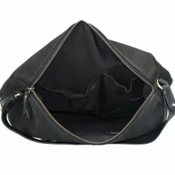 Burkely Schultertaschen<Schultertasche Leder 38 cm black