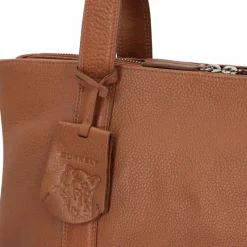 Burkely Schultertaschen<Soft Skylar Schultertasche Leder 36 cm Laptopfach chestnut