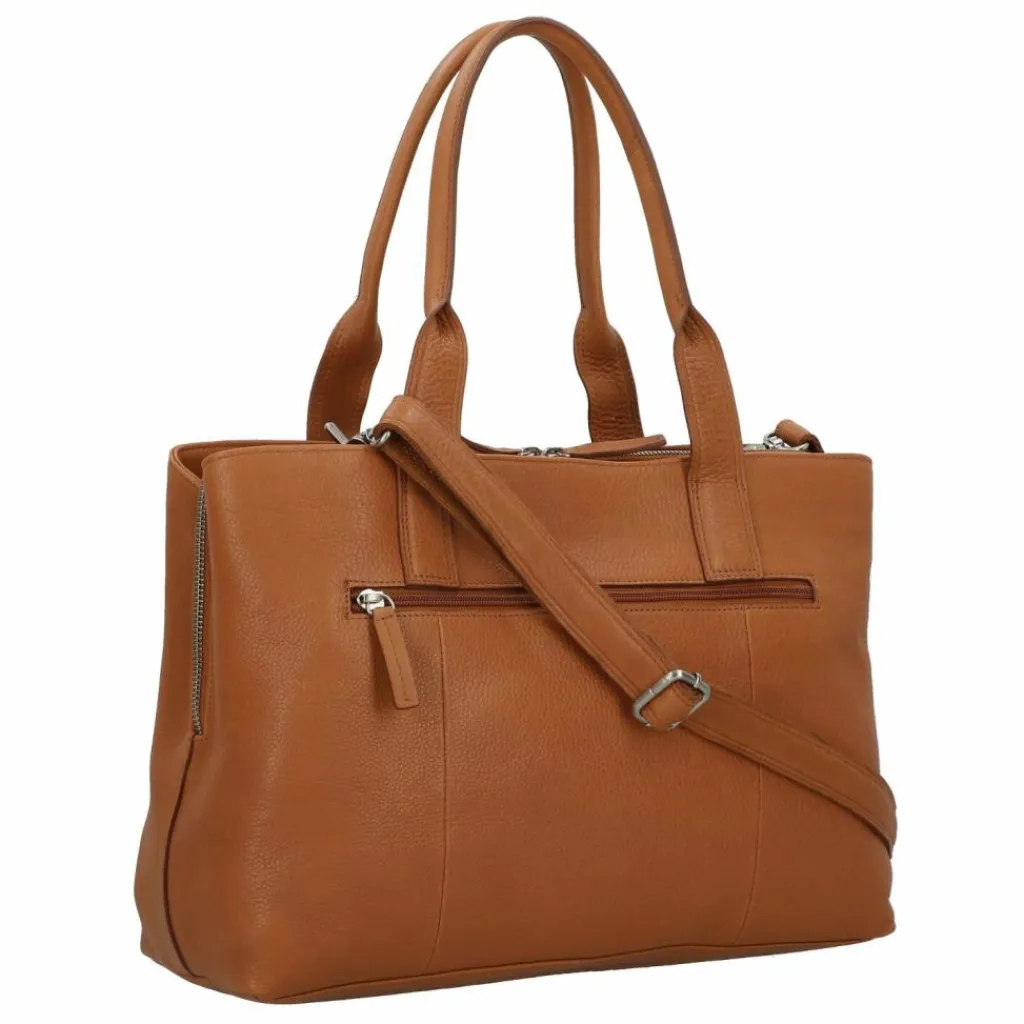 Burkely Soft Skylar Schultertasche Leder 36 cm Laptopfach