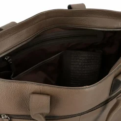 New Burkely Soft Skylar Shopper Tasche Leder 40 cm Laptopfach taupe