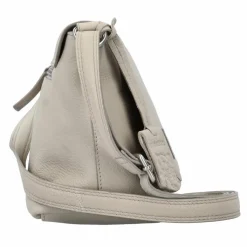 Burkely Soft Skylar Umhängetasche Leder 24 cm generous grey
