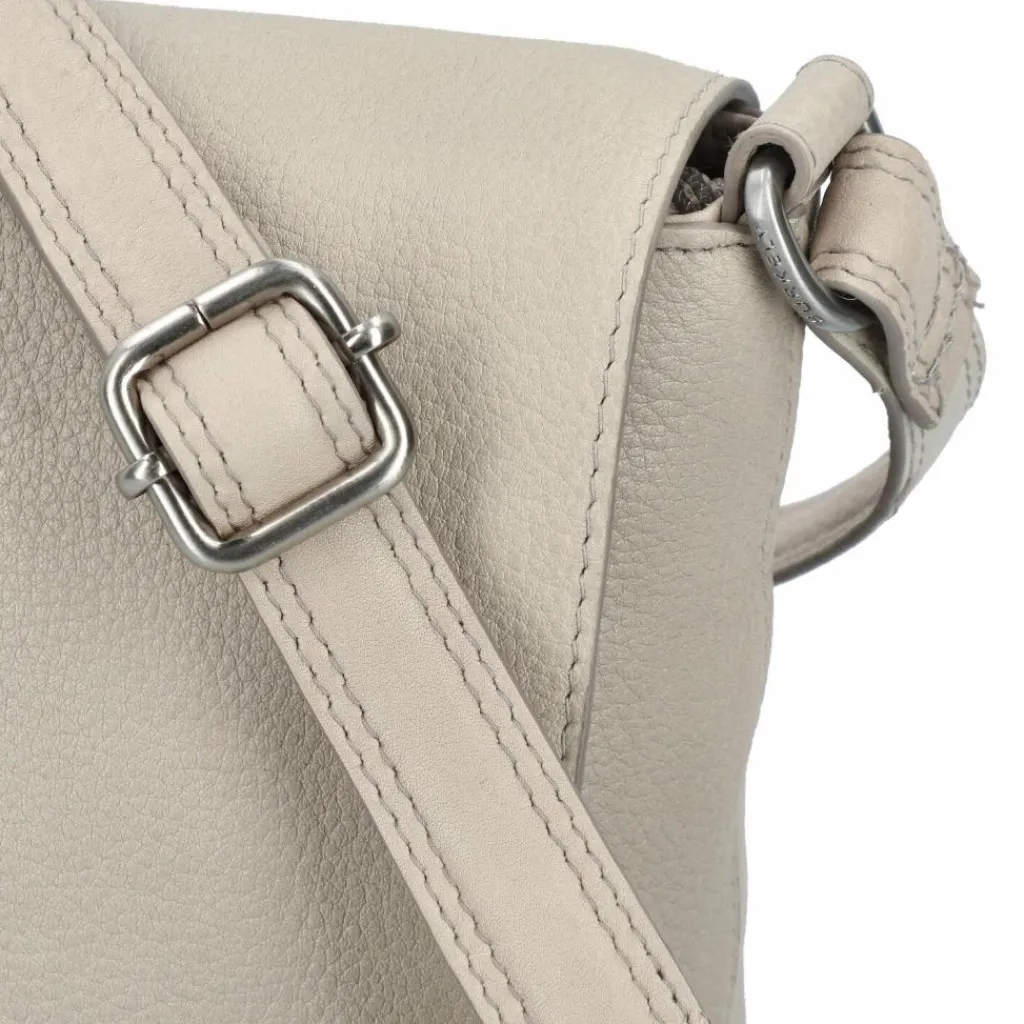 Burkely Soft Skylar Umhängetasche Leder 24 cm generous grey