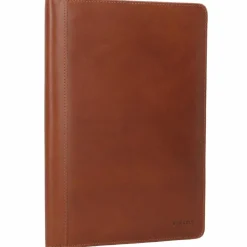 Burkely Mappen Aller Art<Vintage Bing Schreibmappe Leder 33 cm cognac