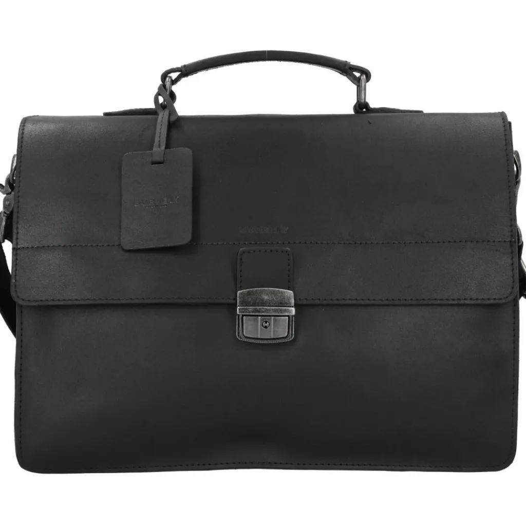 New Burkely Vintage Dean Aktentasche Leder 38 cm black