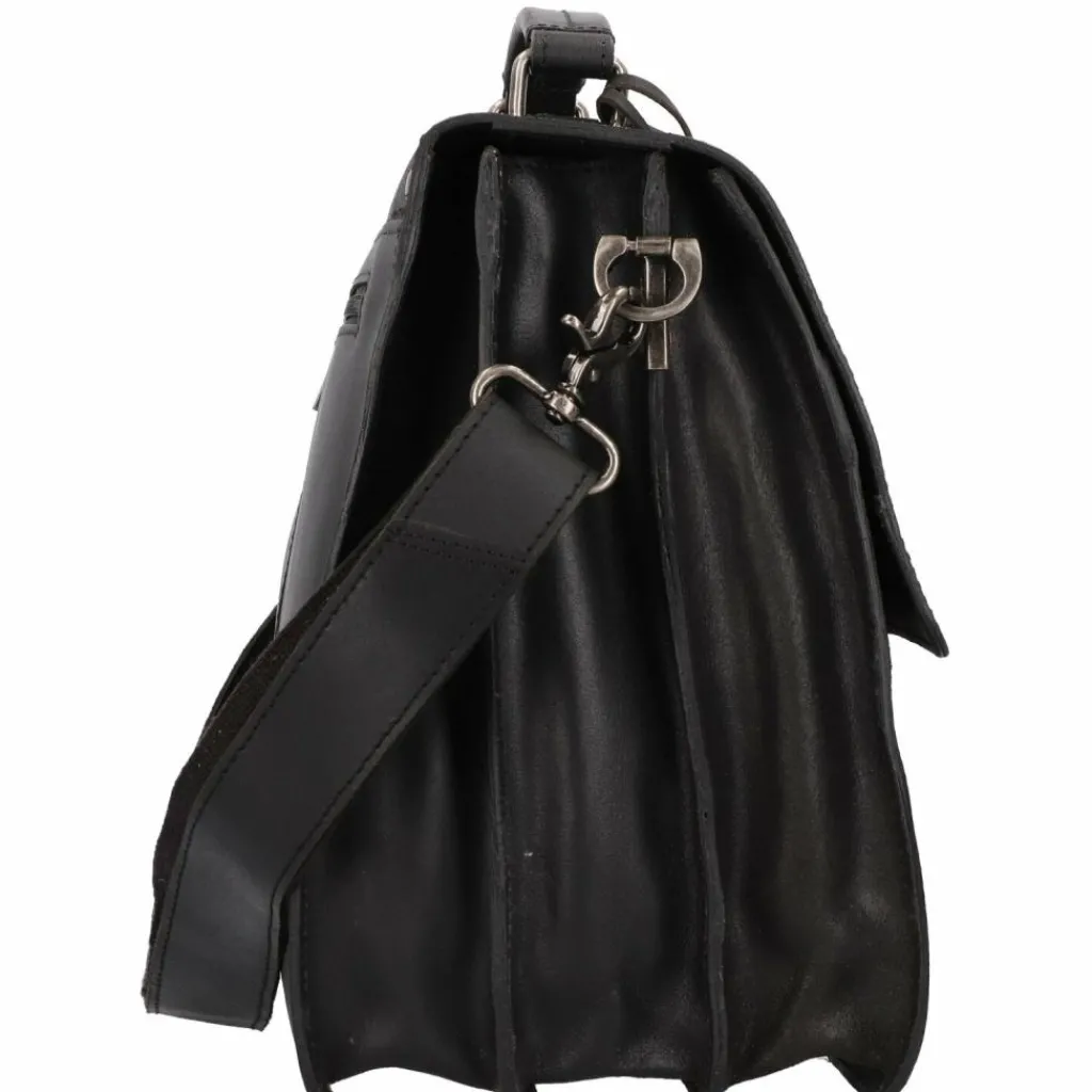New Burkely Vintage Dean Aktentasche Leder 38 cm black
