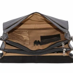 New Burkely Vintage Dean Aktentasche Leder 38 cm black