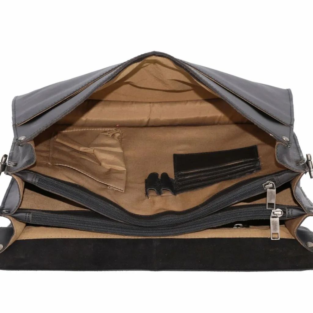 New Burkely Vintage Dean Aktentasche Leder 38 cm black