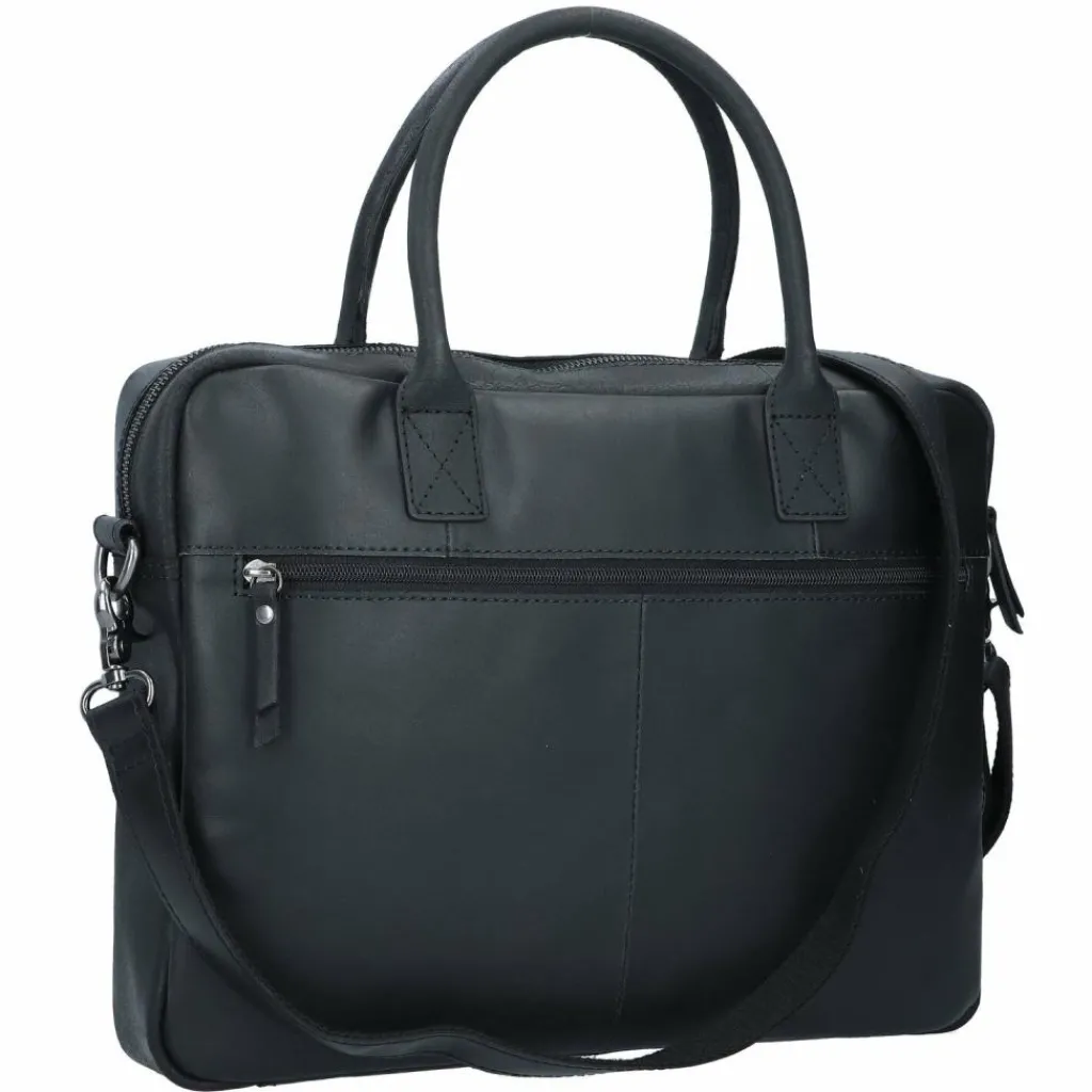 Sale Burkely Vintage Jack Aktentasche Leder 37 cm Laptopfach black