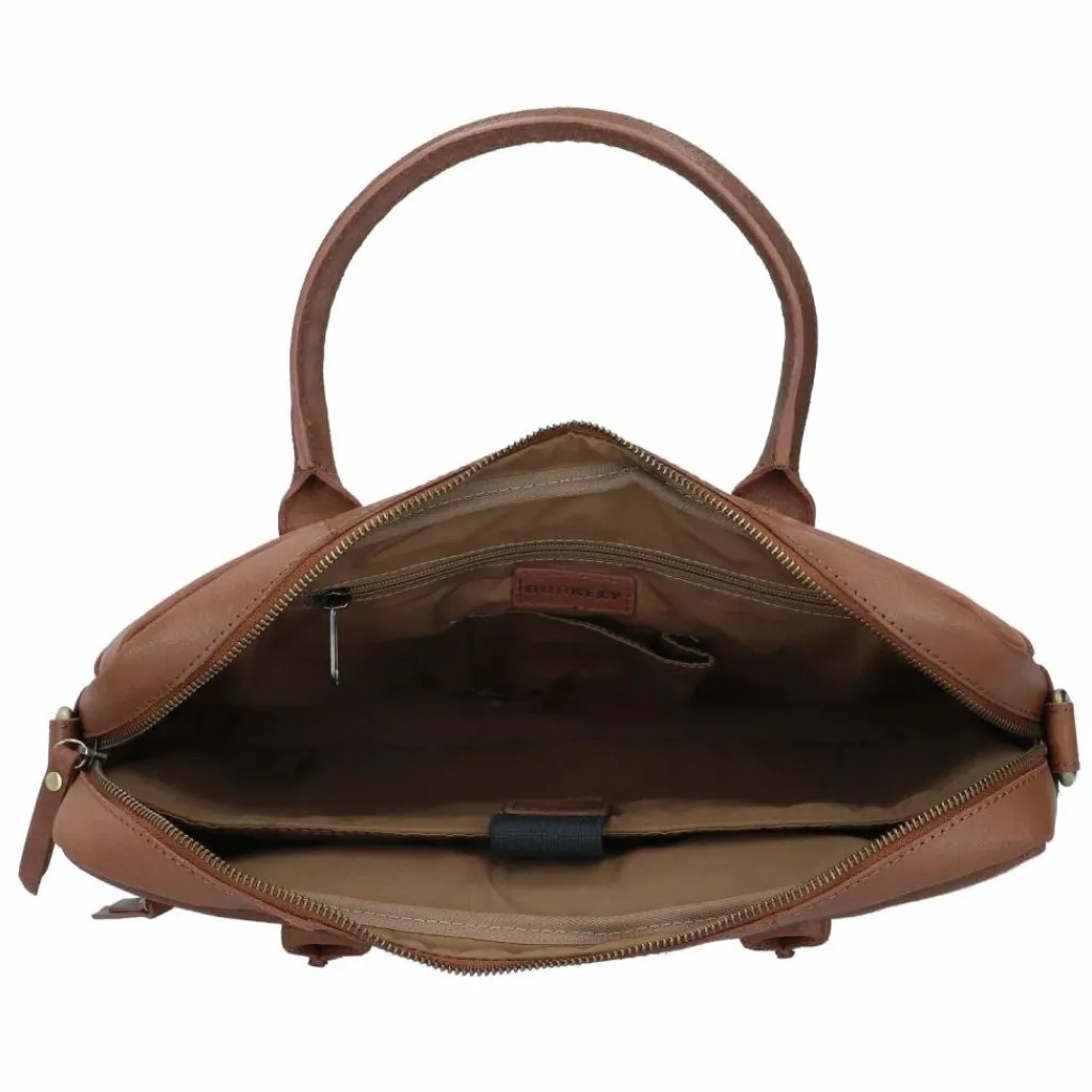 Burkely Laptoptaschen|Aktentaschen<Vintage Jack Aktentasche Leder 37 cm Laptopfach cognac